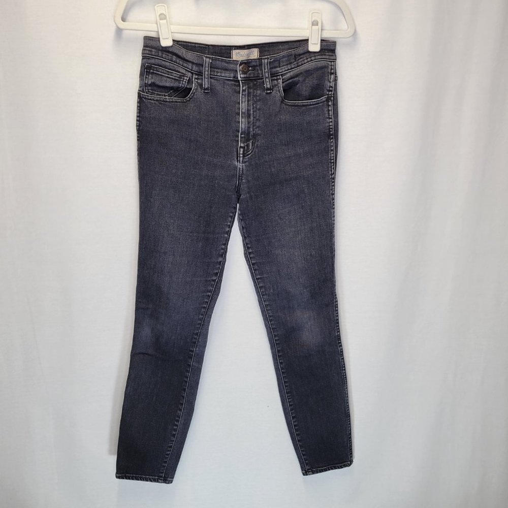 Madewell Women's Size 28 Jeans Black 10" High Riser Skinny Skinny